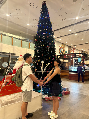 한여름에 크리스마스 ㅎㅎ